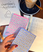 MARTINA'S TINY STORY WHIMSICAL (3D!) LETTER STICKERS | 2X SHEETS