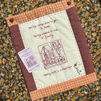 TENDER TAPSTRY LINEN JOURNAL CARD | RODEO EMBROIDERY