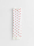 Soft Park Tabi Split Toe Cuff Sock Crimson Dot