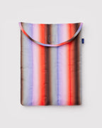 PUFFY LAPTOP SLEEVE 14" | GRADIENT STRIPE POPPY & LILAC