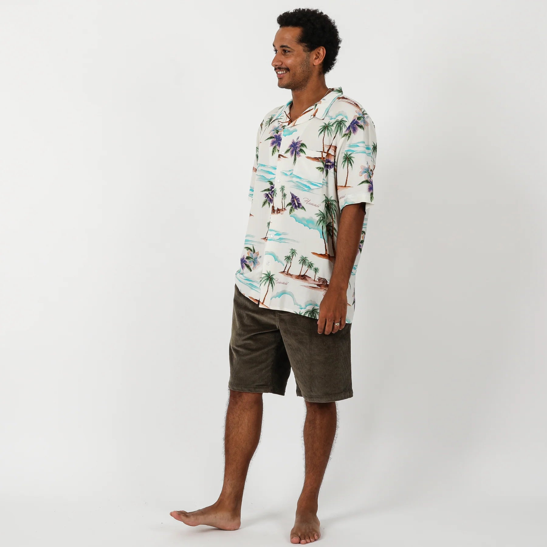 ON VACATION S/S SHIRT - BONE