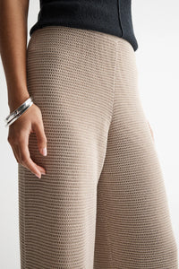 ASPEN CROCHET PANT | TAUPE
