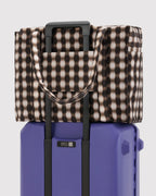 CLOUD CARRY ON | BLURRED GINGHAM BROWN