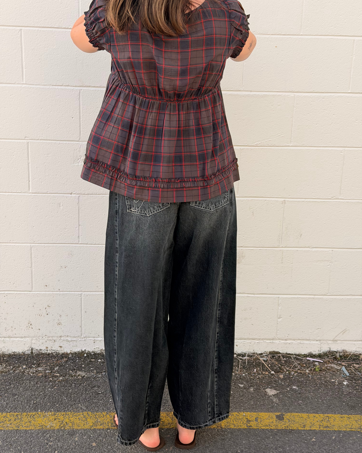 Damson Madder Clover Blouse Sirius Check