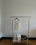Olga Joan Bias Knee Skirt Burro Lace