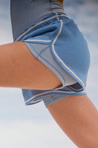 JERSEY SHORT | DENIM BLUE