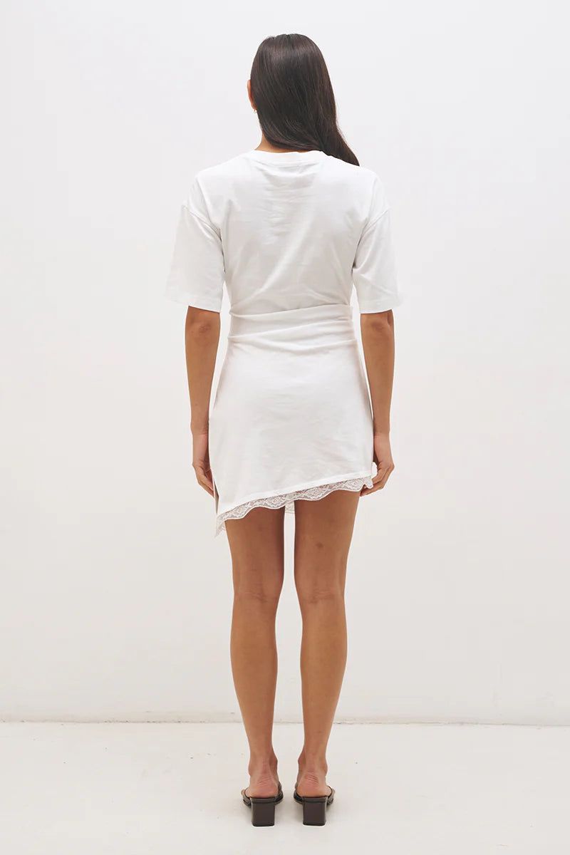 LIORA MINI DRESS | OFF WHITE