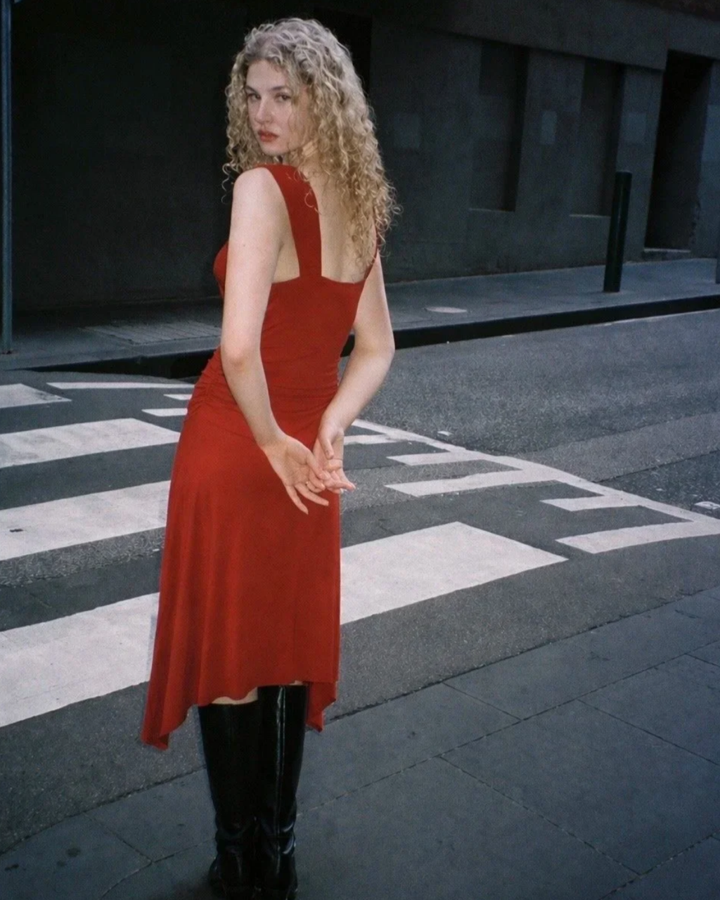 Marsene Kate Dress Red