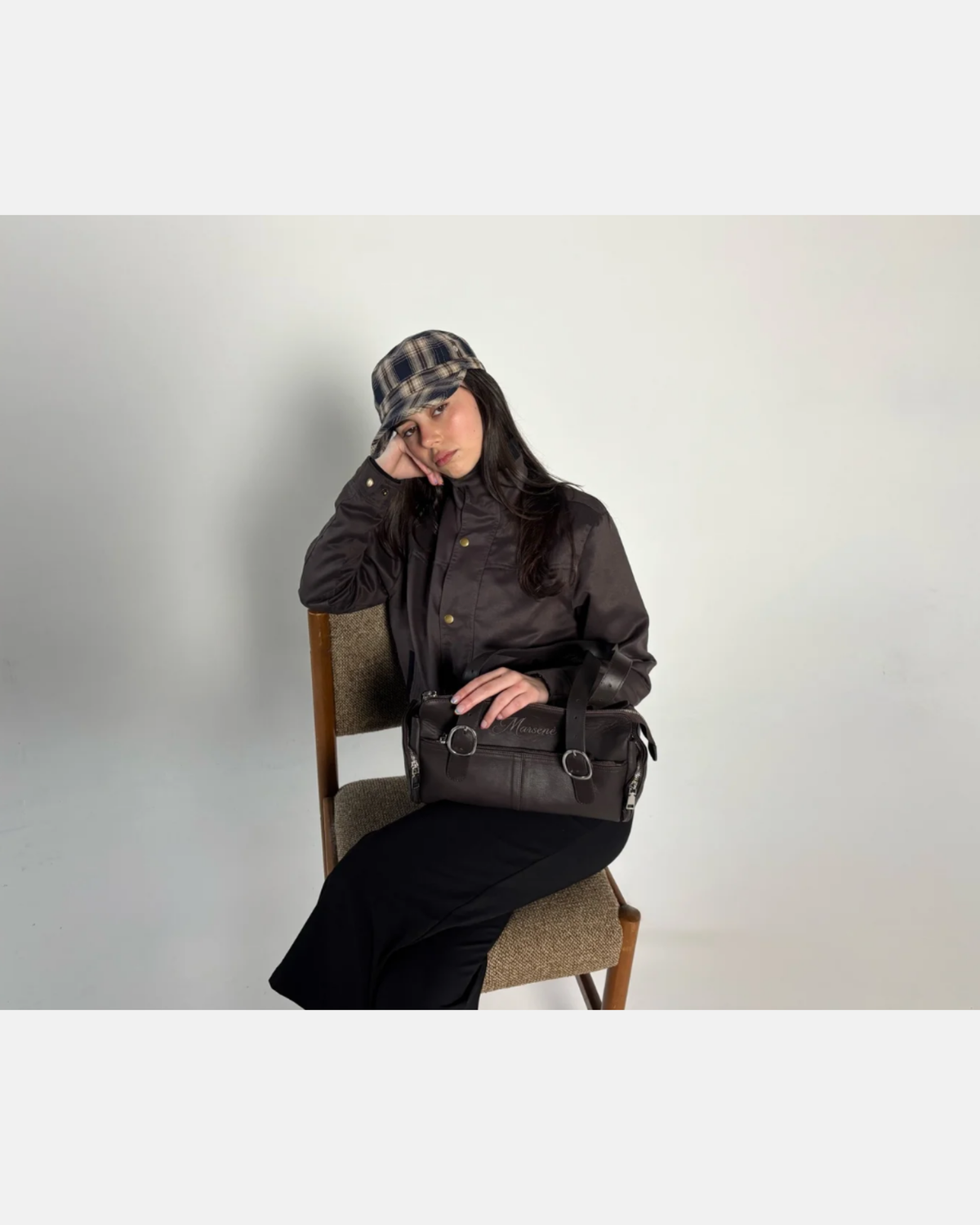 Marsene Mitch Cap Plaid