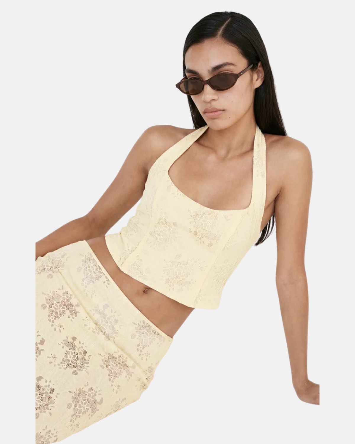 Ownley Gem Lace Top Butter