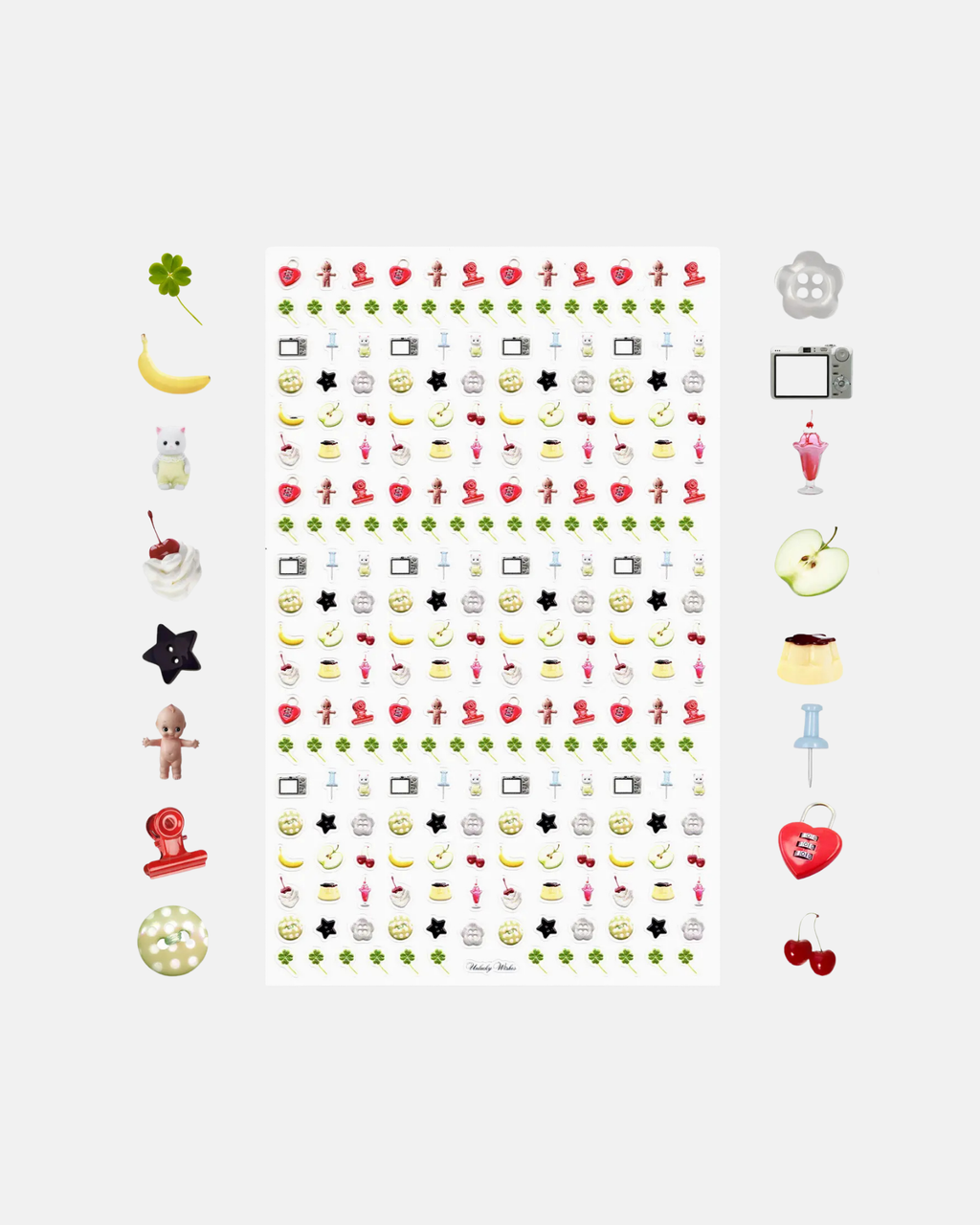 Unlucky Wishes Colorful Nail Micro Stickers