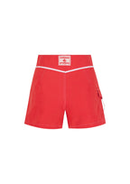 SNAP FRONT BOARDSHORT | RED