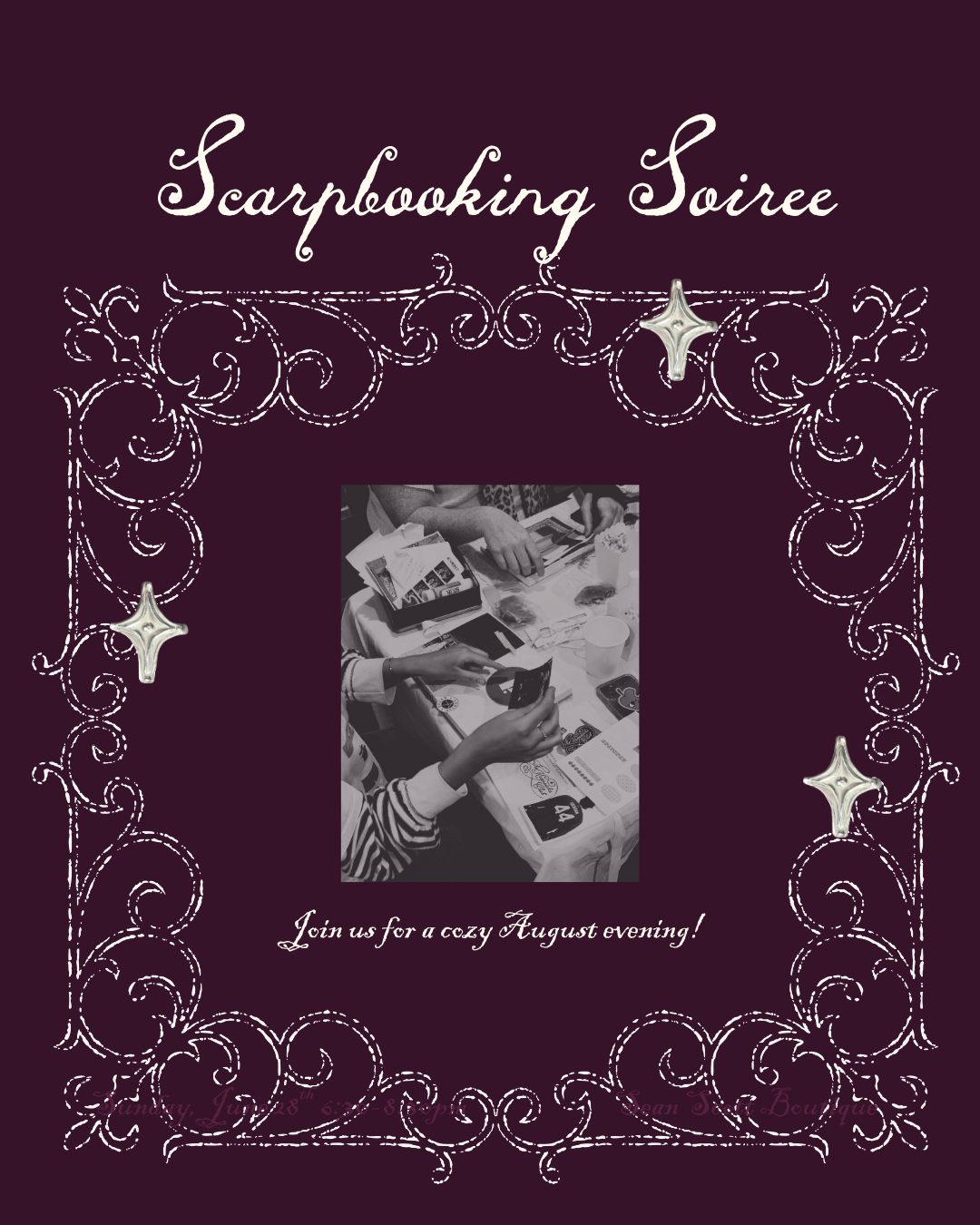 AUGUST SCRAPBOOKING SOIREE | 23 AUGUST