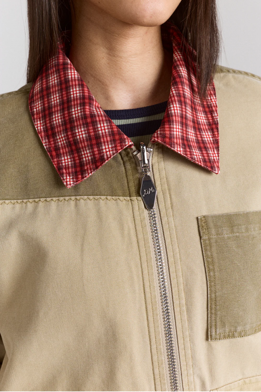 MARCELLE REVERSIBLE BARN JACKET | RED