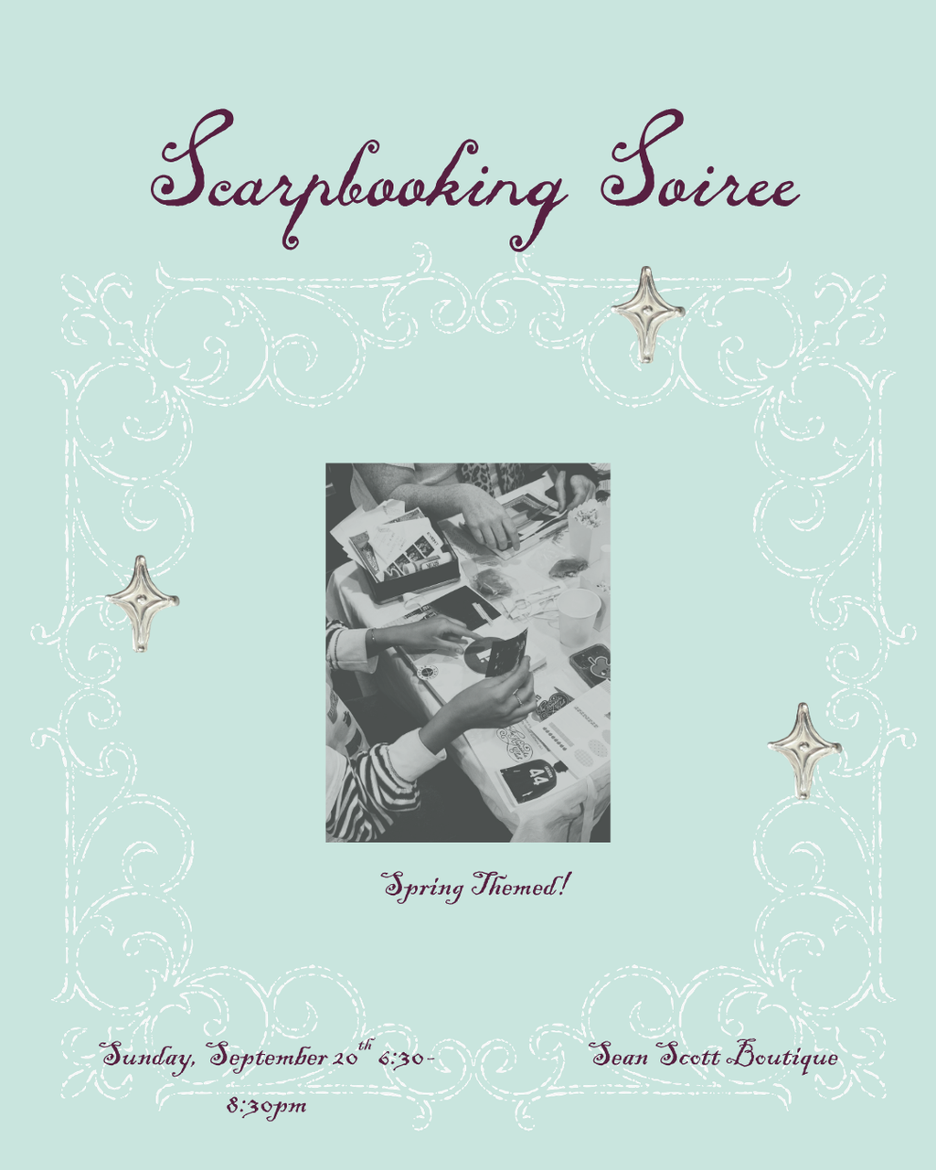 SEPTEMBER SCRAPBOOKING SOIREE | 20 SEPTEMBER