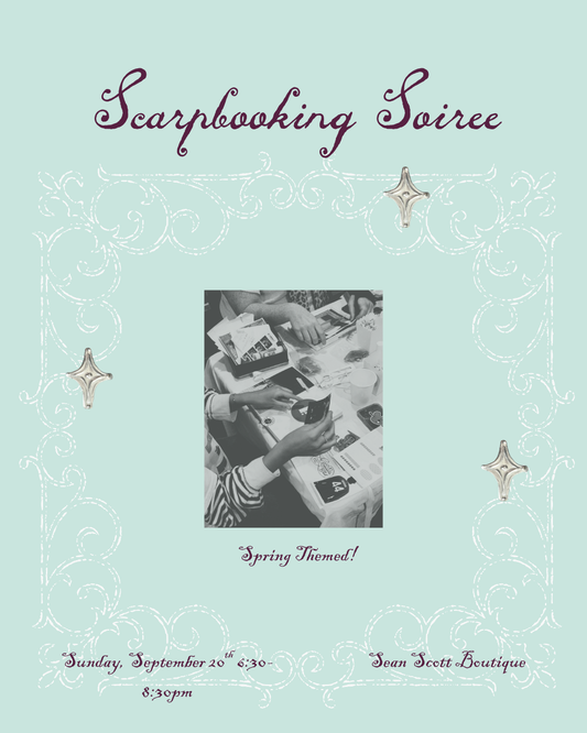 SEPTEMBER SCRAPBOOKING SOIREE | 20 SEPTEMBER