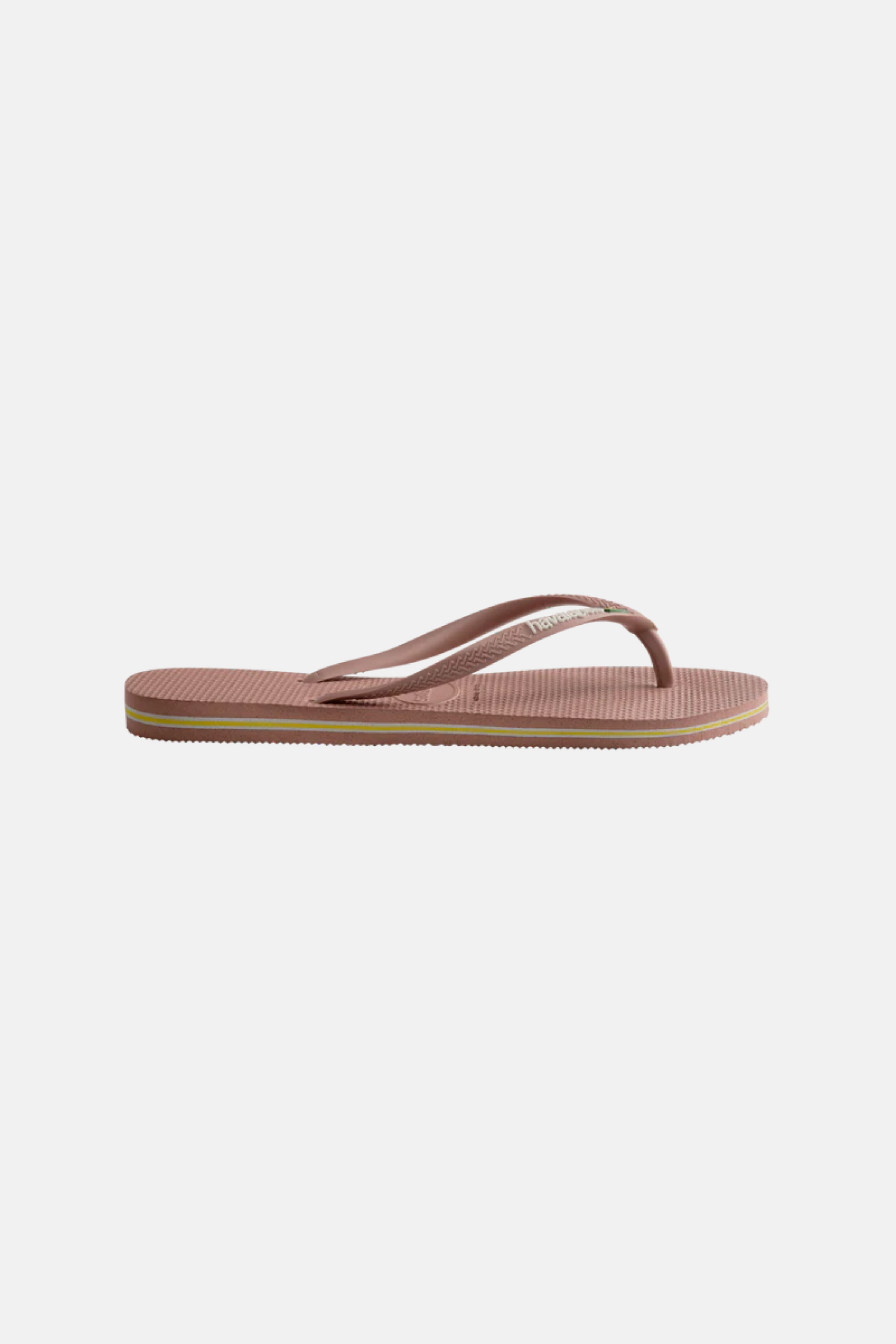 Havaianas Slim Brazil Flag Thongs Crocus Rose