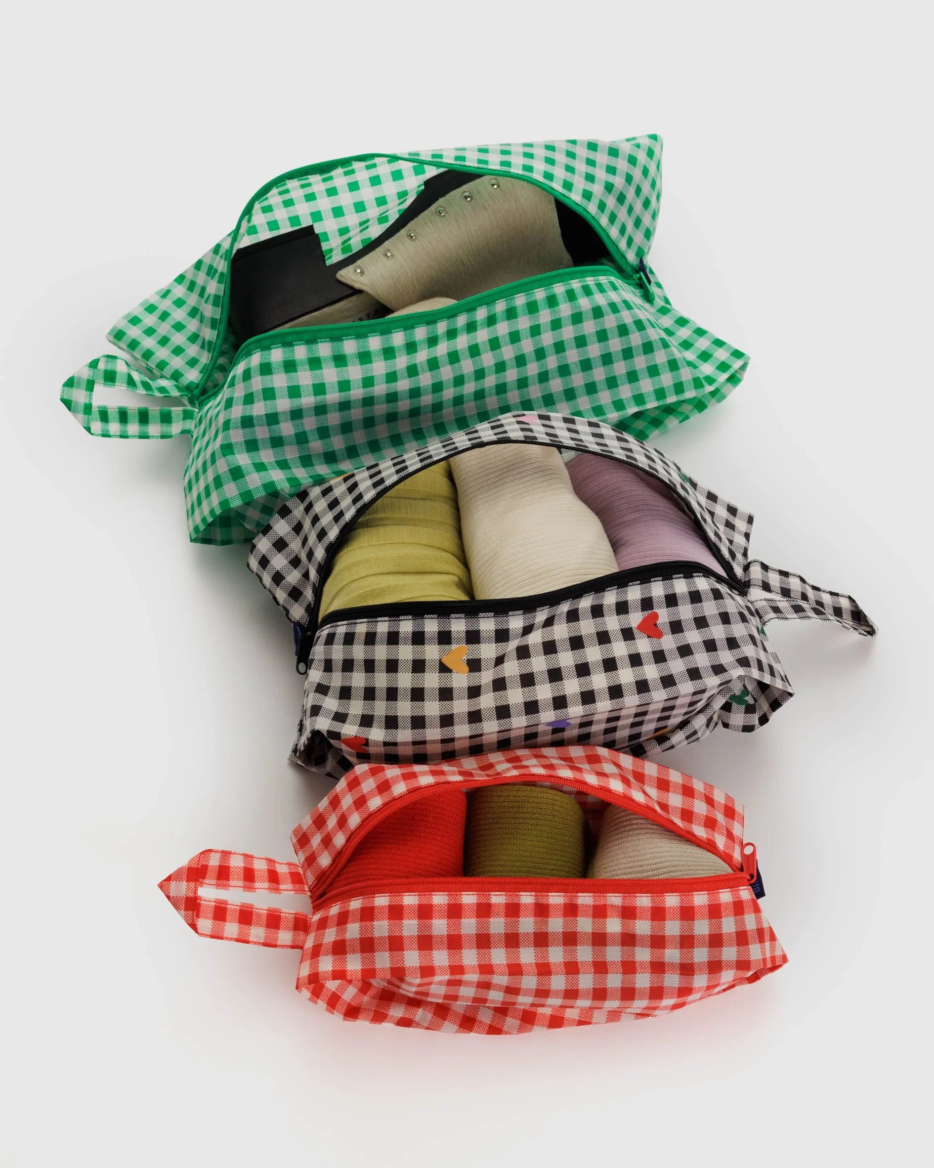 3D ZIP SET | GINGHAM