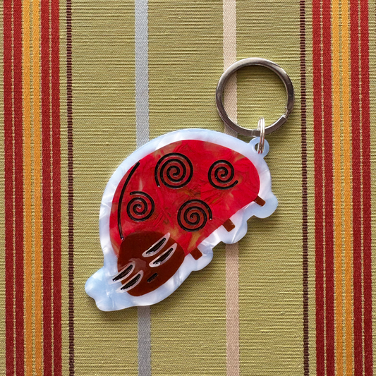 Rags AF Ladybug! Keychain
