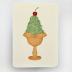 Canonbury Press Mint Chantilly Cream Greeting Card