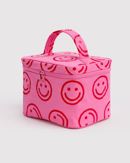 Large Cosmetic Case Azalea Pink Happy