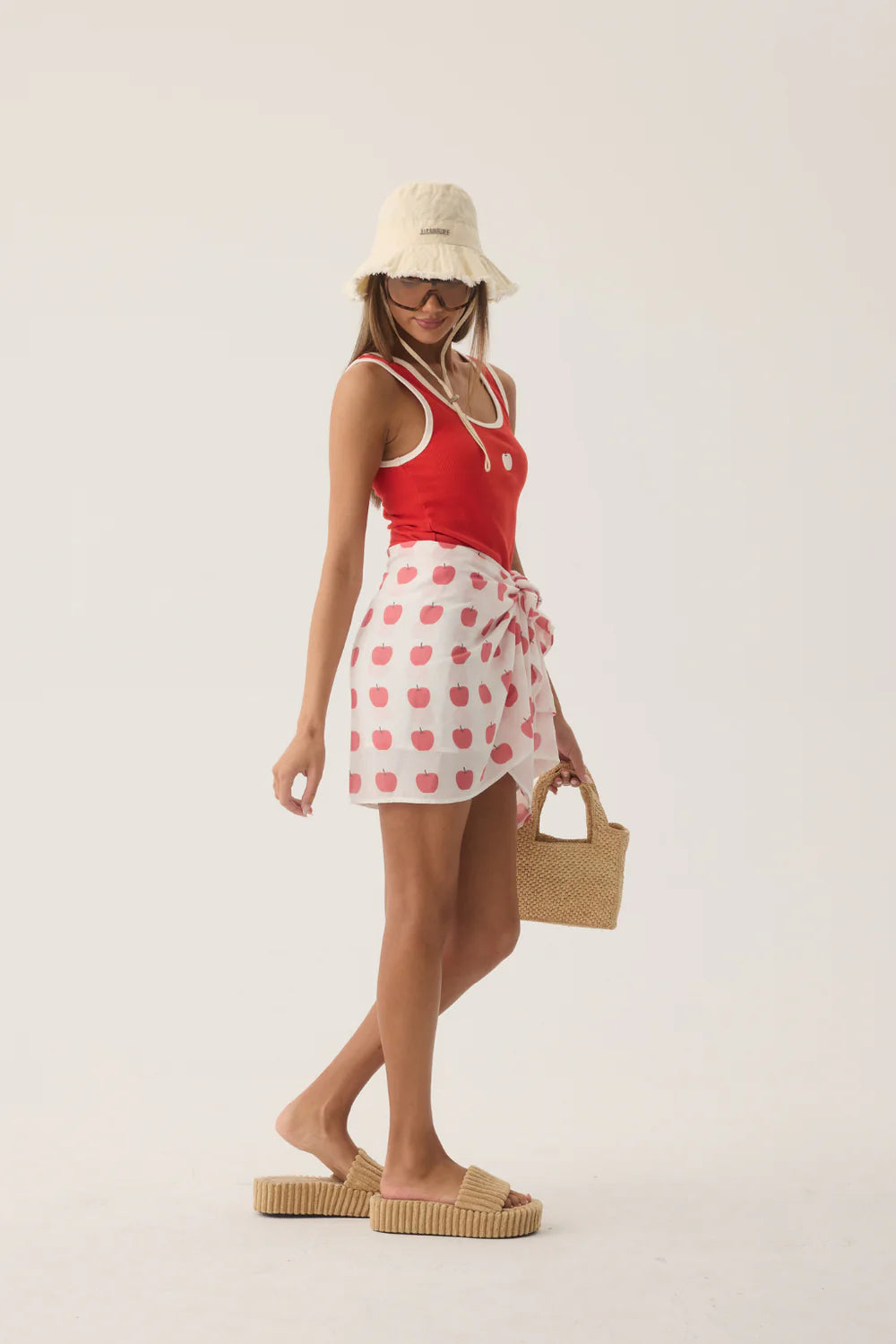 MANZANA RIB TANK | APPLE RED