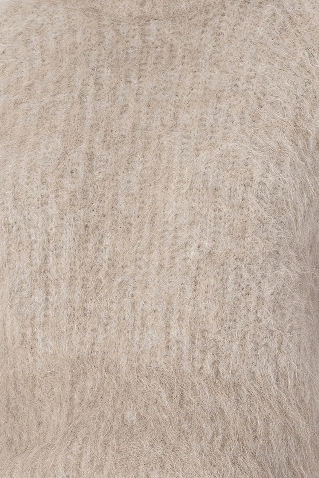 AINSLEY BEIGE FUZZY KNIT | OATMARLE