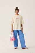 LOBSTER OVERSIED TEE | NATURAL