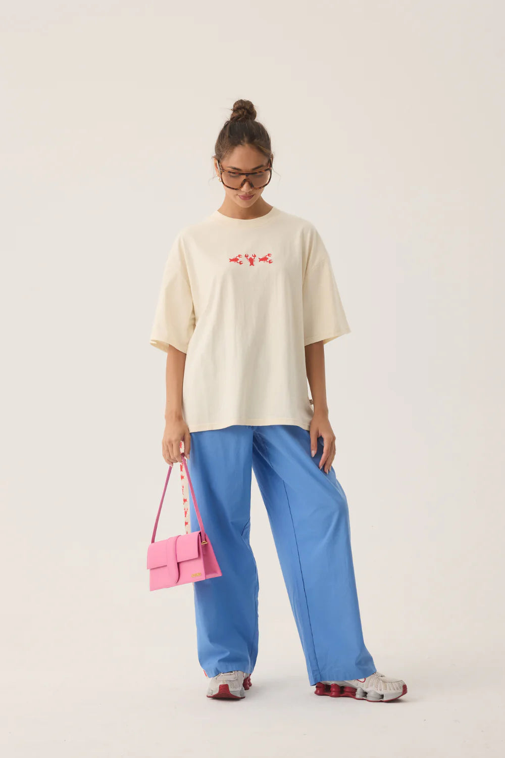 LOBSTER OVERSIED TEE | NATURAL
