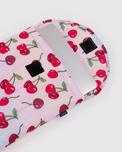 PUFFY LAPTOP SLEEVE 13/14" | CHERRIES