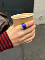 GLASS RING | COBALT