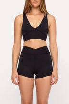Zulu & Zephyr 4 Inch Bike Short Black Tonal