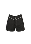SNAP FRONT BOARDSHORT | BLACK