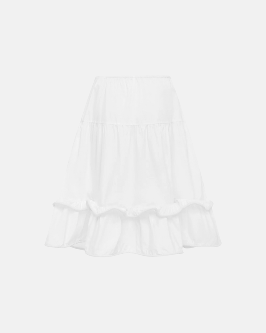 Olga Joan Corded Petticoat Skirt Cipria