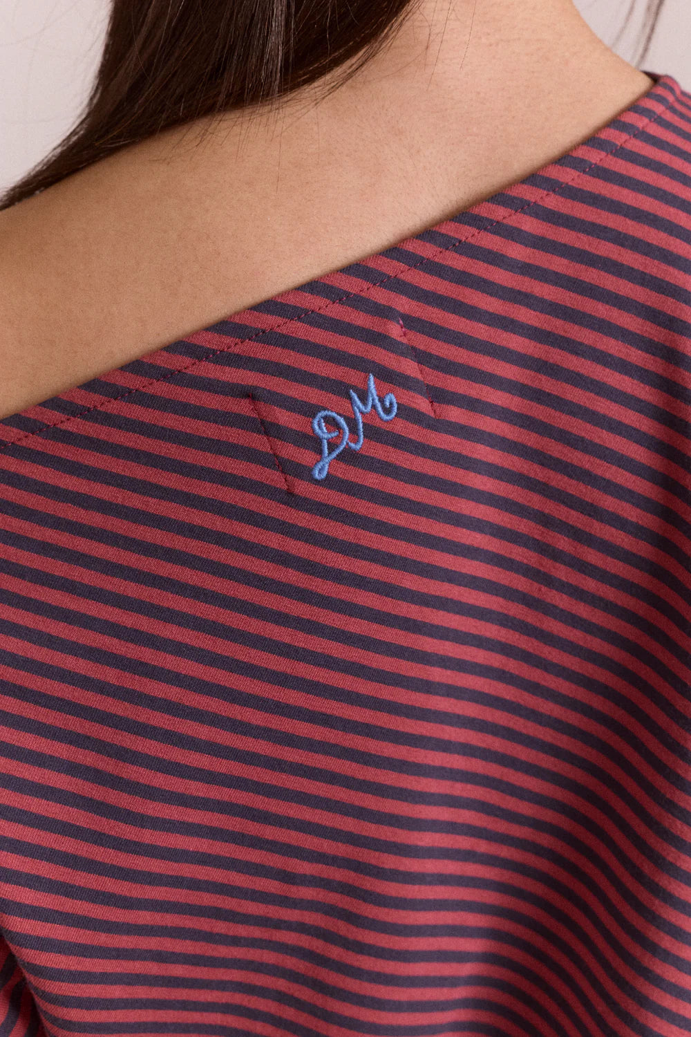 REECE TEE | RED STRIPE