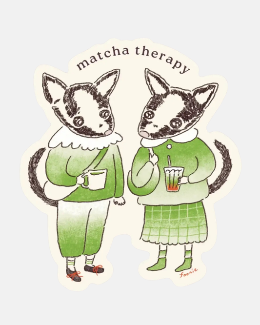 Foonie Matcha Therapy Sticker