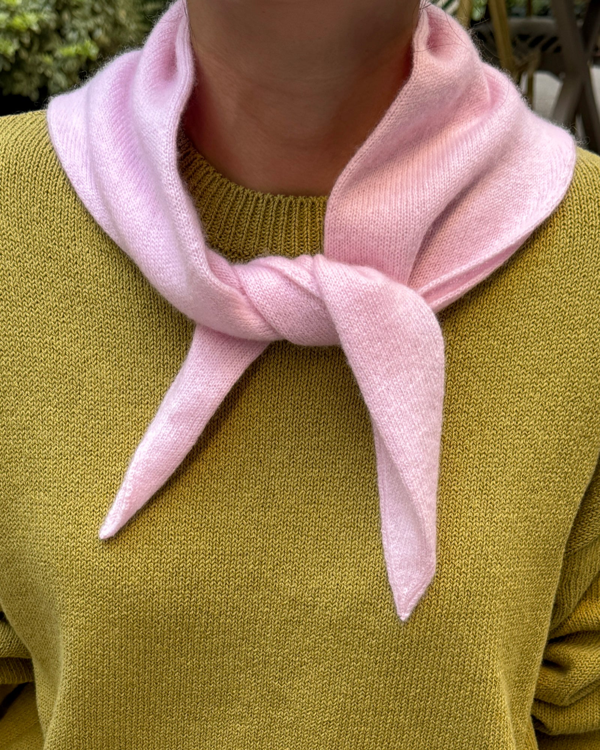 Le Bon Shoppe Cashmere Bandana Baby Pink