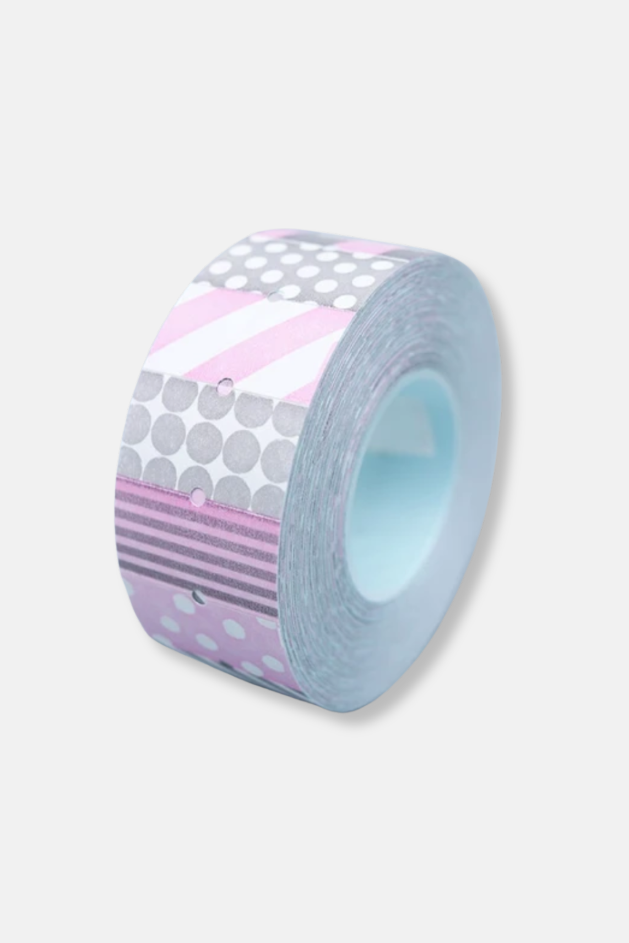 Gray Pink Sticker Roll