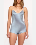 Zulu & Zephyr Blue Pin Stripe Bodysuit