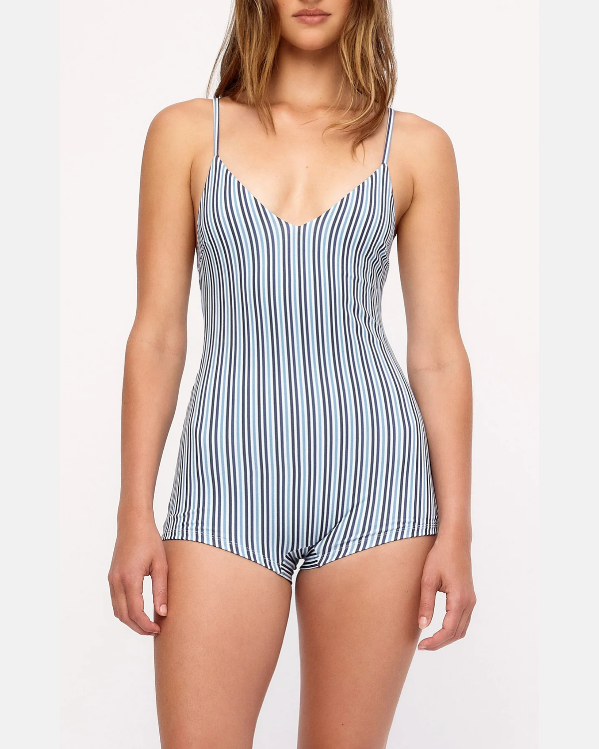 Zulu & Zephyr Blue Pin Stripe Bodysuit
