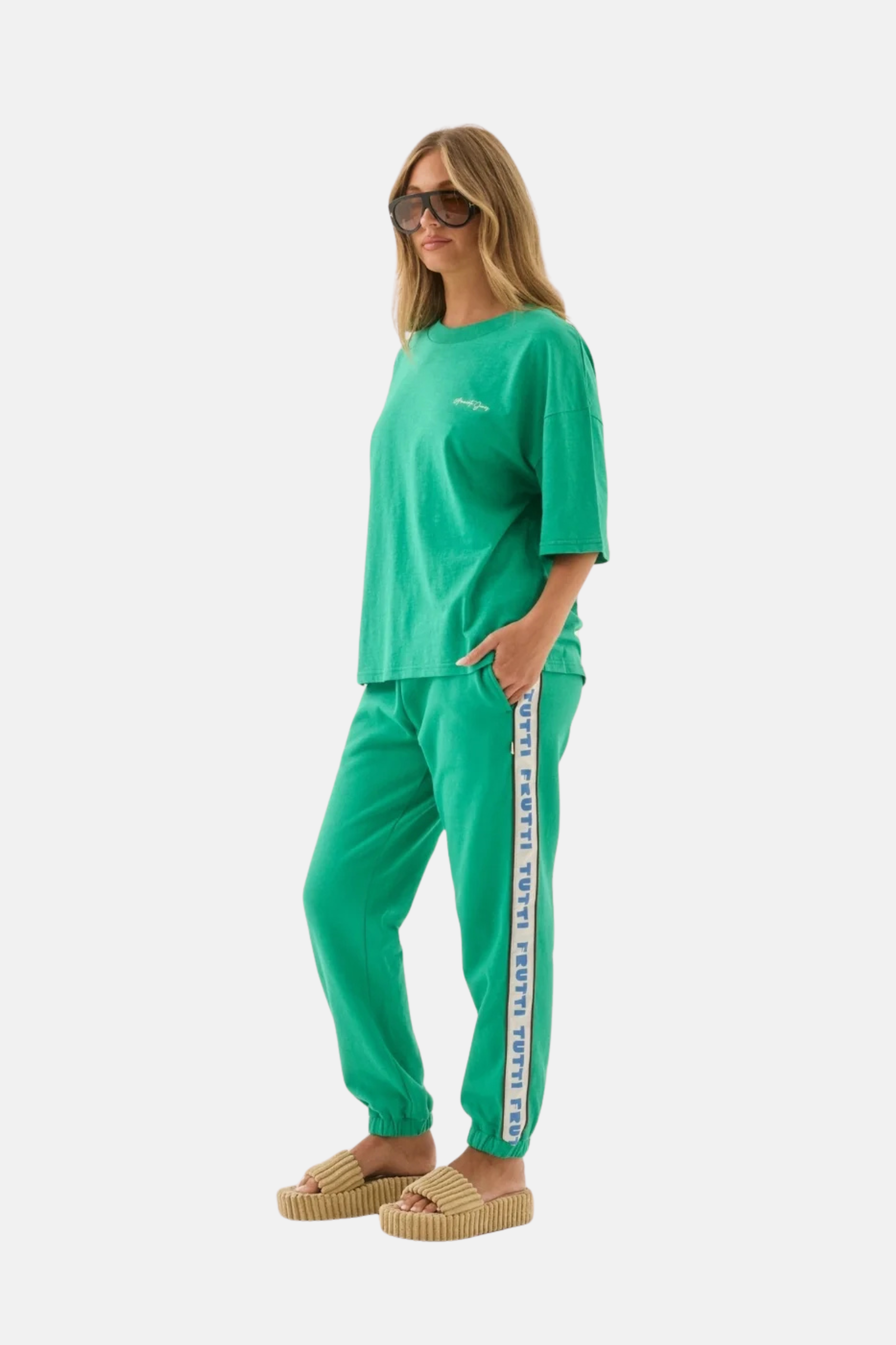 Araminta James Tutti Oversized Tee Kiwi