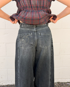 Damson Madder Erika Barrel Jeans Washed Black