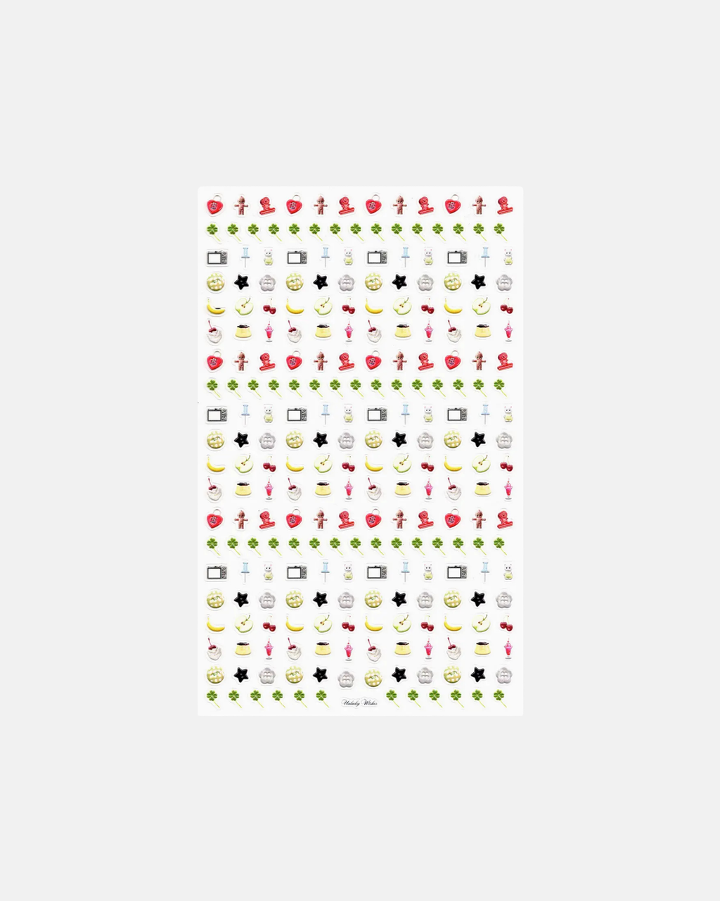 Unlucky Wishes Colorful Nail Micro Stickers