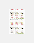 Unlucky Wishes Colorful Nail Micro Stickers