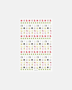 Unlucky Wishes Colorful Nail Micro Stickers