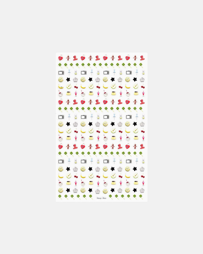 Unlucky Wishes Colorful Nail Micro Stickers