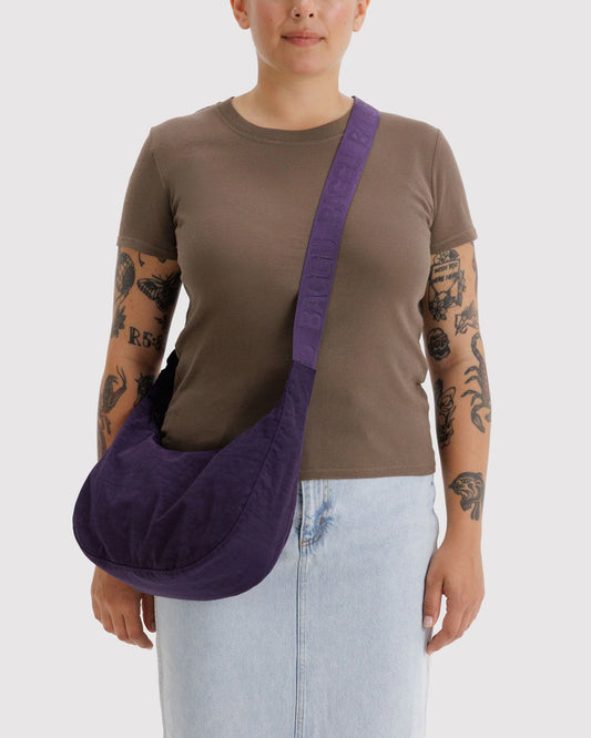 MEDIUM NYLON CRESCENT BAG | FIG