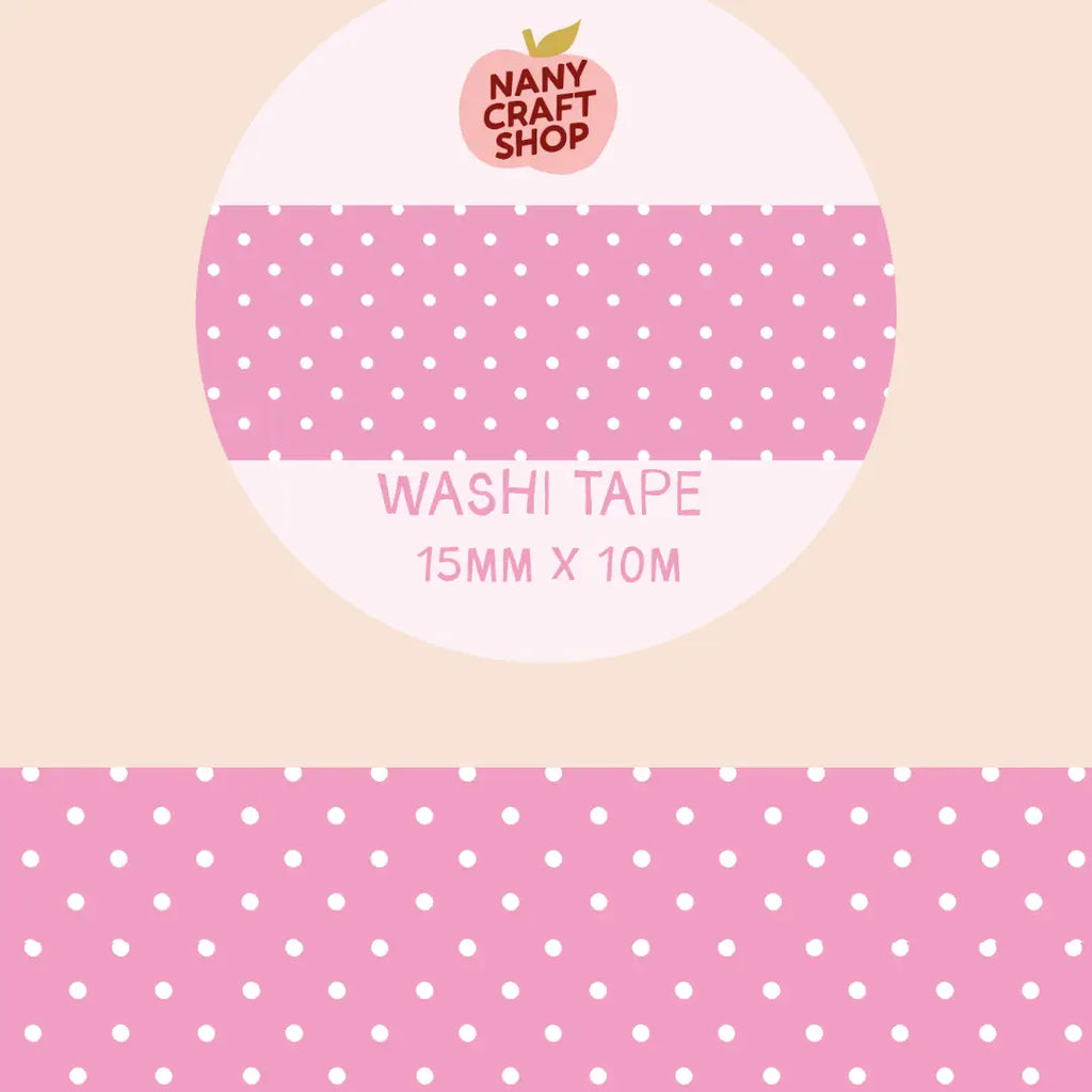 WASHI TAPE | PINK POLKA DOT