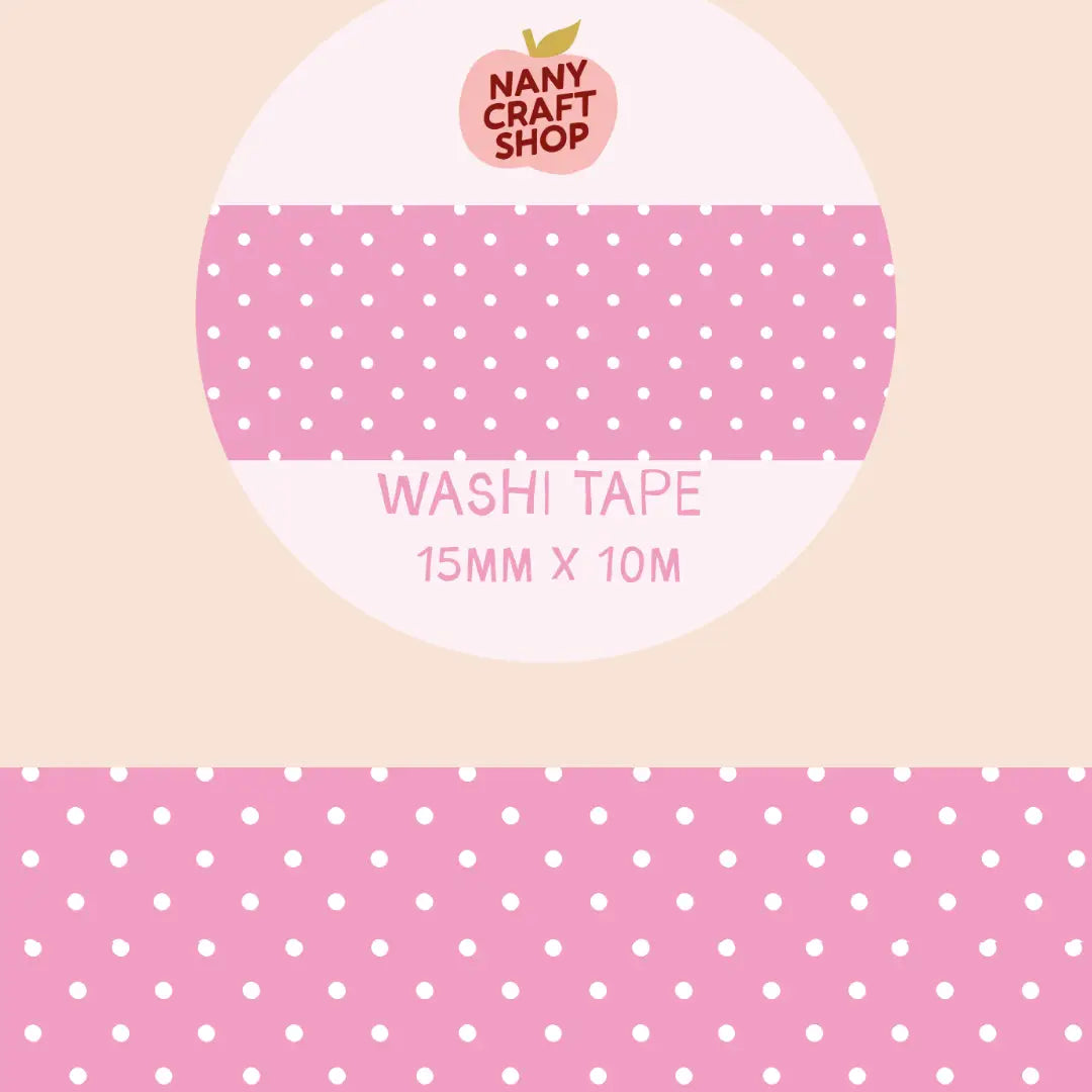 WASHI TAPE | PINK POLKA DOT