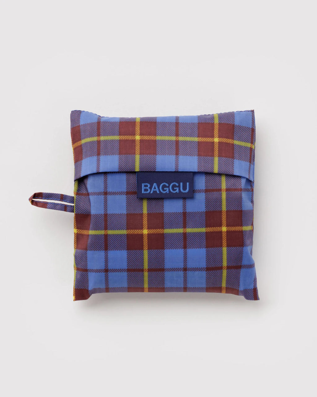Standard Baggu Blue Tartan